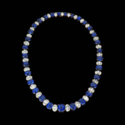 Cynthia Renee Custom Jewelry Design Blue Sapphires and Diamonds set in Platinum