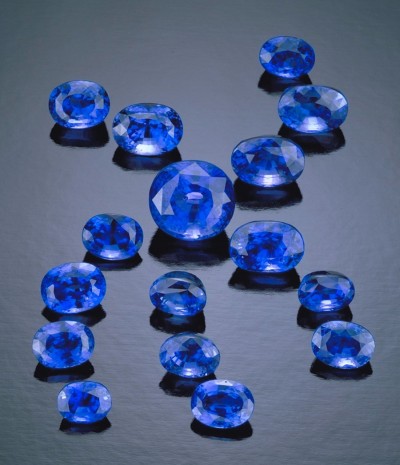 Cynthia Renee Custom Jewelry Design unheated Sri Lankan Blue Sapphires