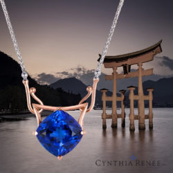Cynthia Renée's "Torii Tanzanite" necklace