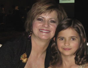 Cynthia Renee and daughter at 2011 AGTA Spectrum Award