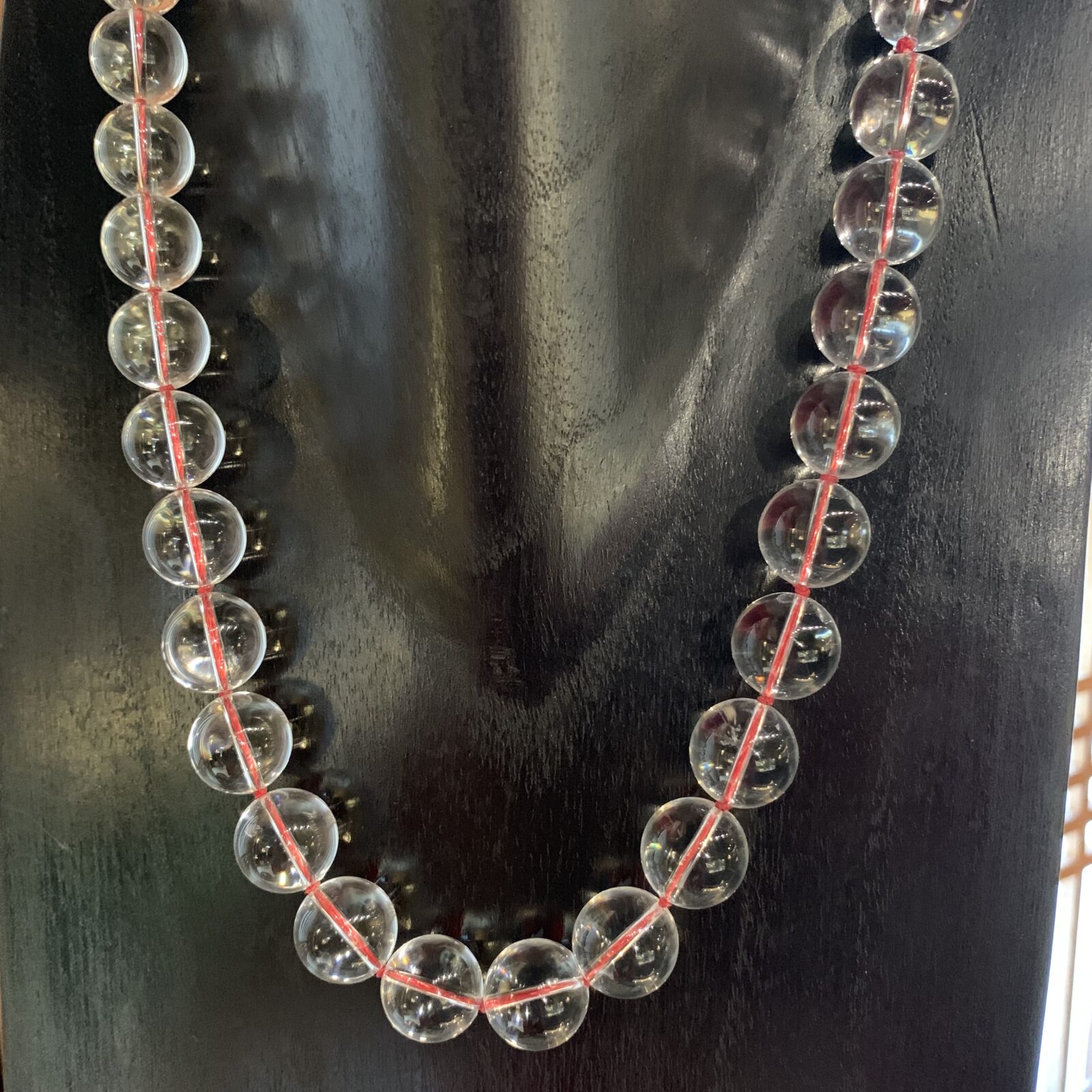 Necklace for man with hematite stones and Swarovski crystal - JoyElly