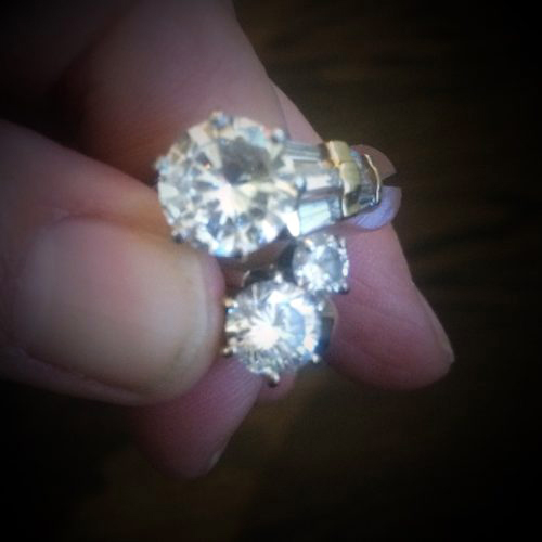 Cynthia Renee BYOJ Diamond Gold Ring Before Design