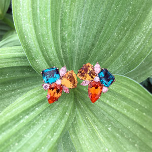 Multi-gemstone-custom-earrings-by-Cynthia-Renee
