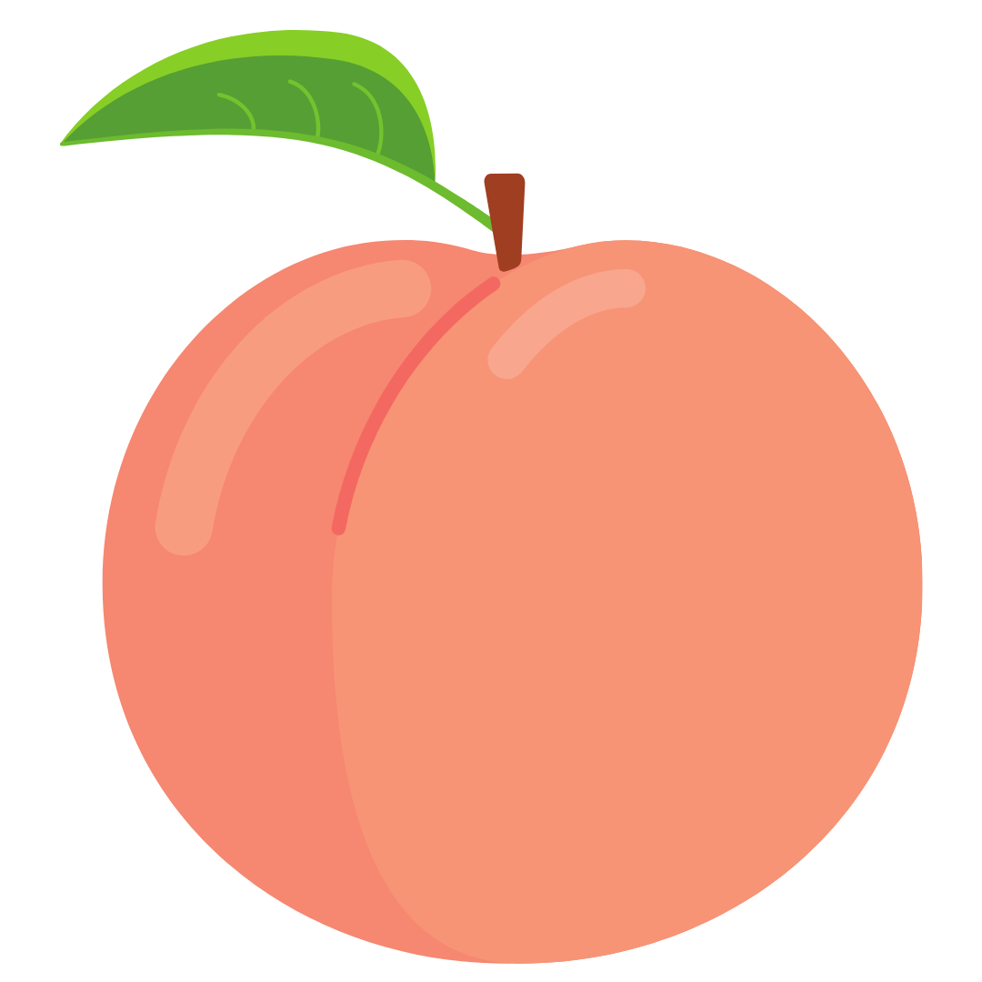 peach - graphic