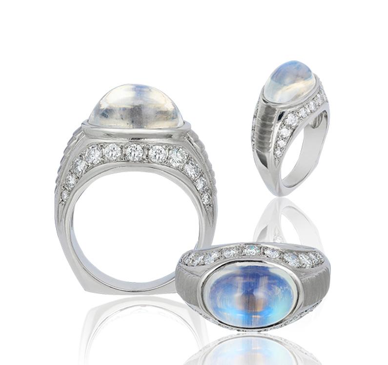 Bella Blue custom designed ring