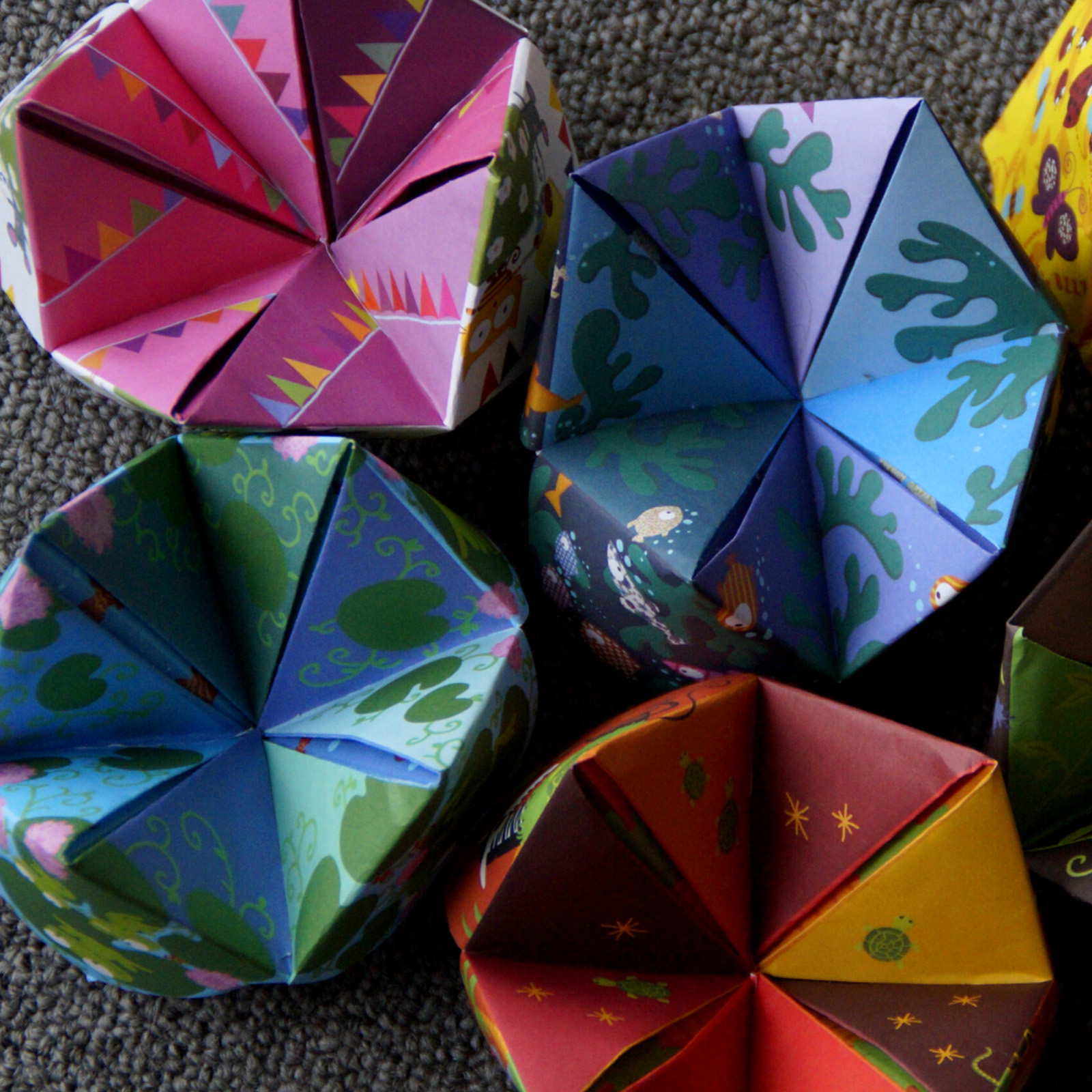 "Origami Origins" by Cynthia Renée.