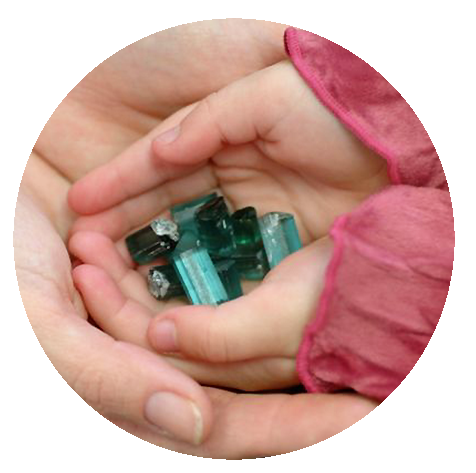 Hands-roughgems