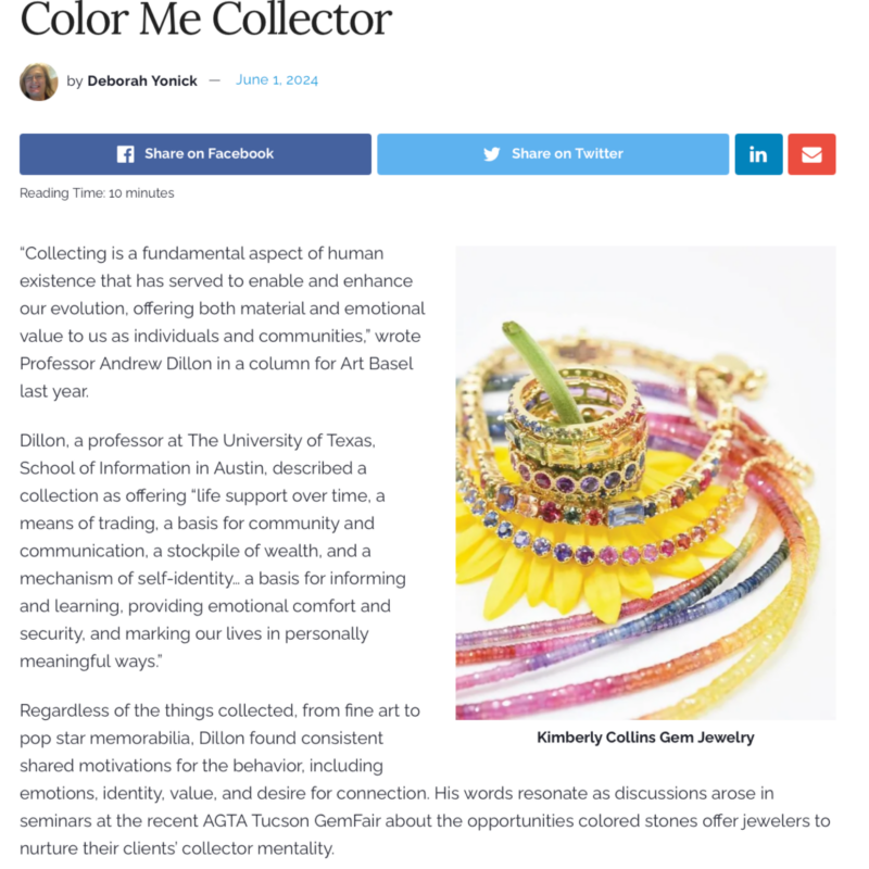 Cynthia Renee and the Art of Jewelry Collecting