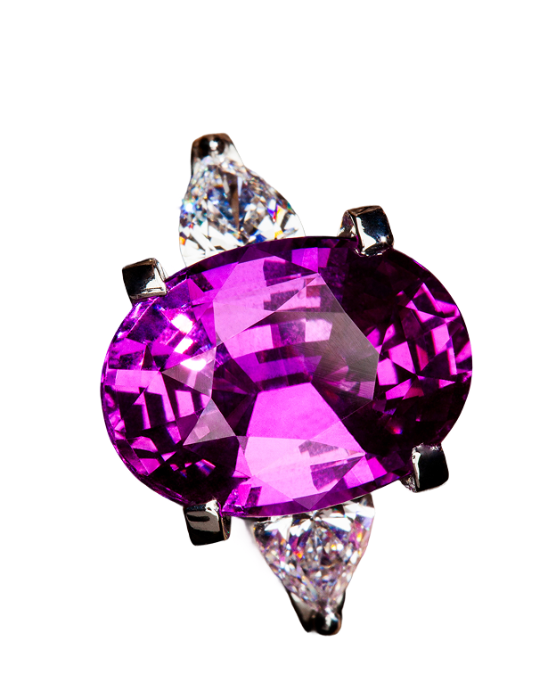 Ring purple collectors gem ring