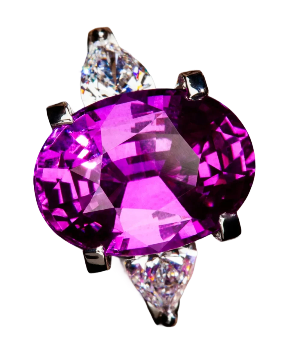 purple collectors gem ring